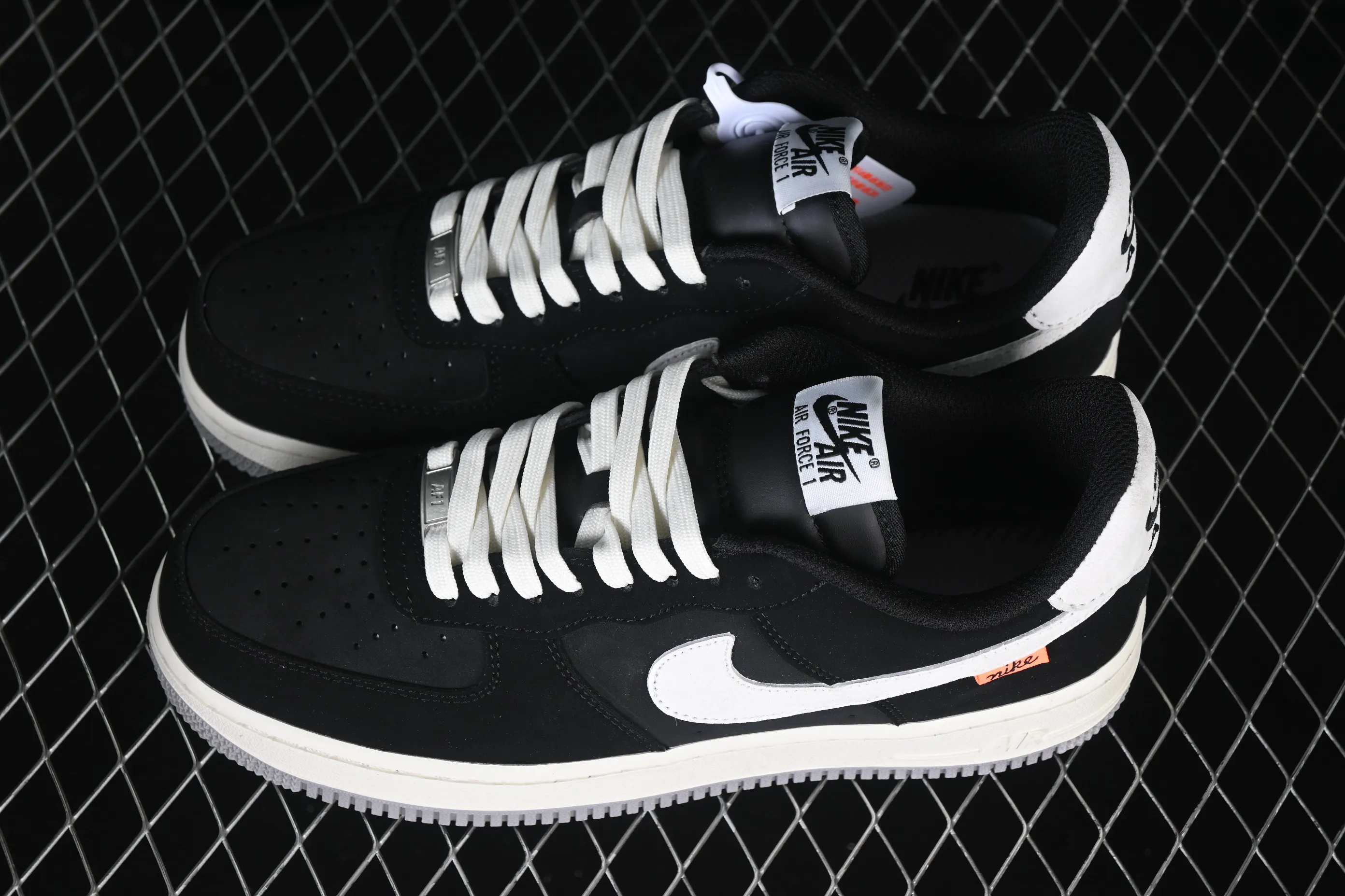 All categories Nk Air Force 1 Air Force series Nk Air Force 1 Low Air Force low-top Nike Air Force 1'07 Low Jet black and gray Air Force 1 low-top casual sneakers FQ3544-001